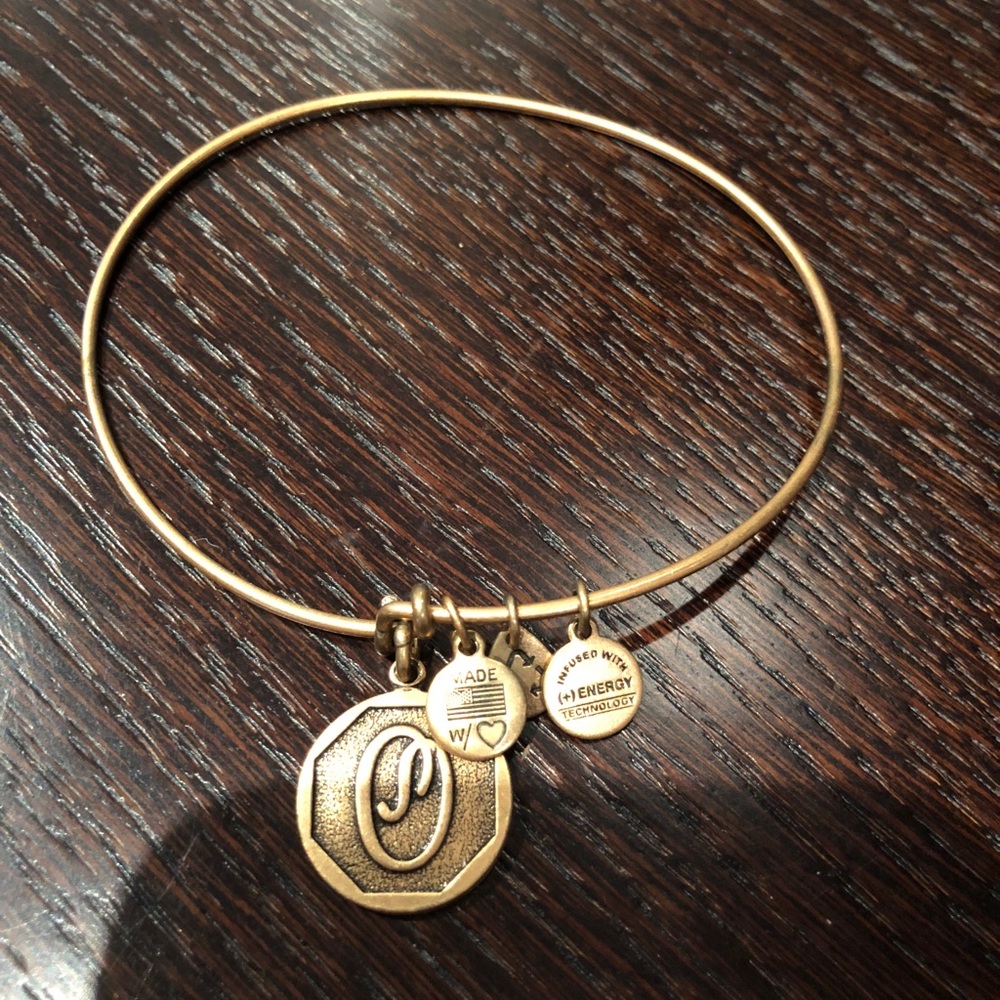 Alex and Ani bracelet Initial O